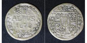MAINZ (German State) 1 Albus 1678 MF - Silver - 1114