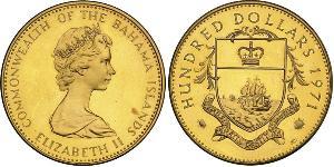 100 Dollar Bahamas Gold Elizabeth II (1926-2022)