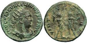 1 Antoniniano Imperio romano (27BC-395)  Valeriano I (193-260)
