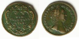 AUSTRIA 1 Kreuzer 1763 W - Copper - Maria Theresa - VF - 3141