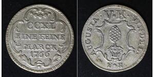 AUGSBURG (German City) 5 Kreuzer 1766 FH - Billon - VF/XF - 857