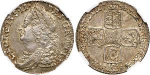 1 Shilling Royaume de Grande-Bretagne (1707-1801) Argent George II (1683-1760)