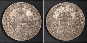 1/2 Thaler Salzburg Silver 