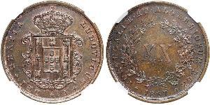 20 Reis Royaume de Portugal (1139-1910) Cuivre Louis Ier de Portugal (1838 - 1889)