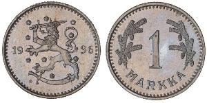 1 Mark Finnland (1917 - ) Nickel 