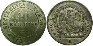 40 Baiocco Vatican (1926-) Plata 