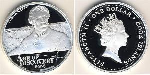 1 Dólar Islas Cook Plata 