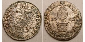 AUGSBURG (German City) 1 Kreuzer 1726 - Silver - Karl VI. - XF - 1197 *
