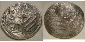 CARINTHIA (Austria) 2 Pfennig 1625 - Billon - Ferdinand II. - VF/XF - 2365 *
