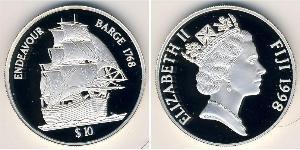 10 Dollar Fidji Argent 