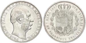 1 Thaler Mecklenburg-Schwerin (1352-1918) Silber Friedrich Franz II. (Mecklenburg)