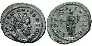 1 Antoninien Empire des Gaules (260-274) Billon Argent Marius (?-269)