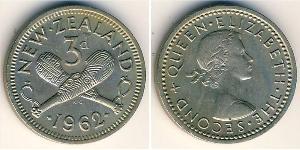 3 Penny 新西兰 镍/銅 