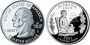 1/4 Долар США (1776 - ) Срібло Джордж Вашингтон