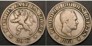 20 Centime Bélgica  