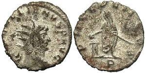 1 Antoninian Römische Kaiserzeit (27BC-395) Silber/Kupfer Gallienus (218-268)