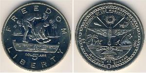 5 Dollaro Isole Marshall Rame/Nichel 