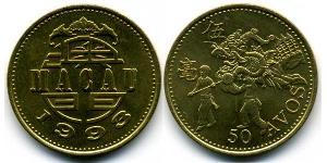 50 Аво Португалія / Аоминь (1862 - 1999) Нікель/Латунь 