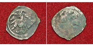  
  1411, Austria, Archduke Albert V. Medieval Silver Uniface Pfennig Coin. VF-  Mint Place: Vienna Mint Period: 1411-1439 AD Denomination: Uniface Pfennig  References: Saurma:637 var. Szego:2214 ...