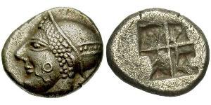 Trihemiobol Grecia antica (1100BC-330) Argento 
