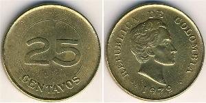 25 Centavo Colombia (1886 - ) Alluminio/Bronzo 