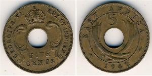 5 Cent África Oriental Bronce 