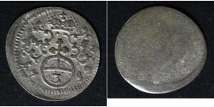 WURZBURG 3 Heller 1759 - Billon - Adam Friedrich - 1094