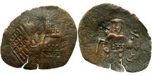 1 Trachy Byzantinisches Reich (330-1453) Bronze Michael VIII Palaeologus (1223-1282)