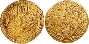 1 Noble Королівство Англія (927-1649,1660-1707) Золото Едвард III (1312-1377)