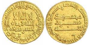 Irak, Abbasiden. Al Mahdi (AH 171-182) Dinar AH 167, Ohne Angabe der Münzstätte. Mitchiner 156 vergl. 158. GOLD. Vorzüglich - Stempelglanz